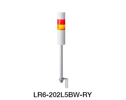 ไฟสัญญาณเตือนแบบชั้น (Φ60) LR6 ซีรีส์ (M12 คอนเนคเตอร์)