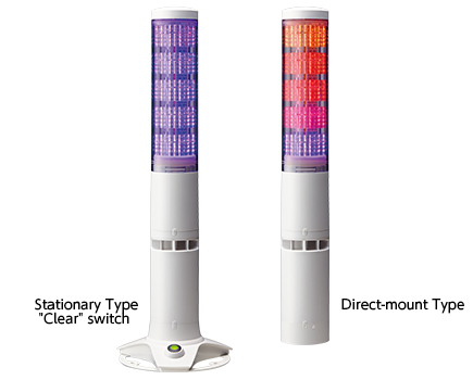 หอคอยสัญญาณ LED ที่ตั้งโปรแกรมได้ด้วย PoE Ethernet LA6-POE