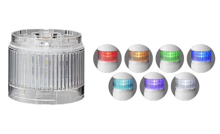 หน่วย LED หลายสี สำหรับเสาสัญญาณ LR6 ขนาด 60mm LR6-E-MZ